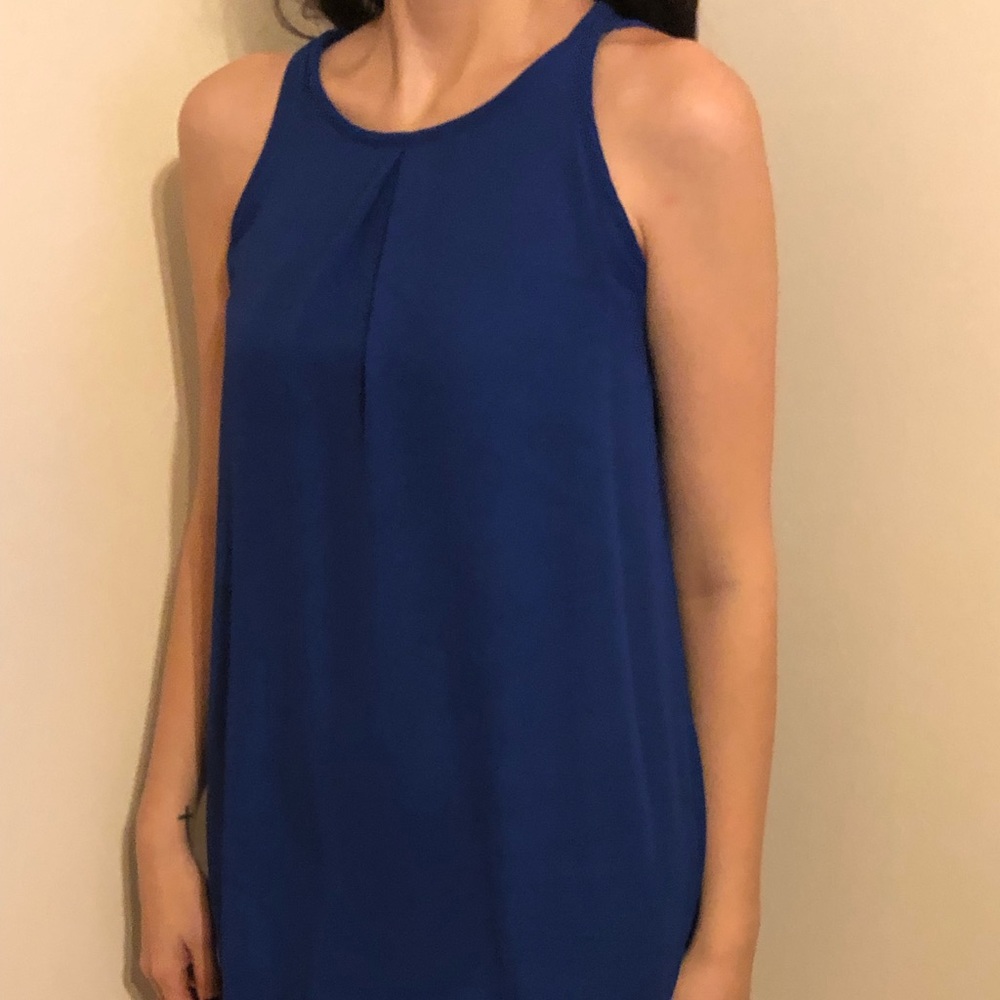 Blue Sleeveless Dress